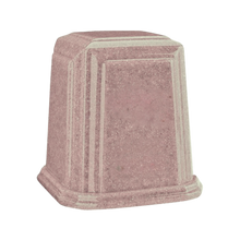 Temple Millennium Cultured Granite Cremation Urn for Ashes - Rose