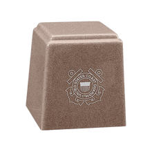 Temple Niche Cultured Granite Cremation Urn for Ashes - Sand