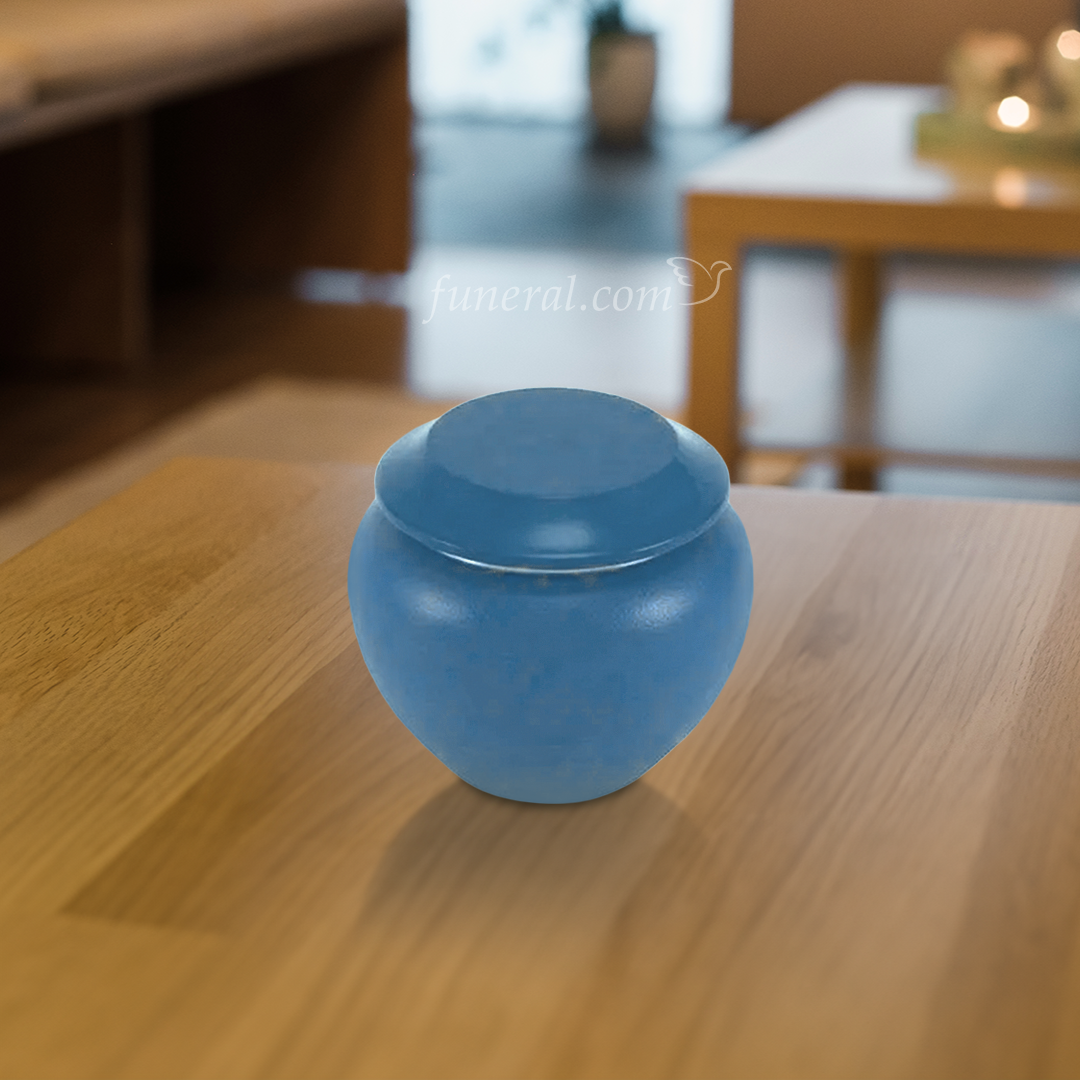 Eden Blue Small Pet Urn