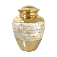 Elite Adult Diversah Buffed Brass Urn