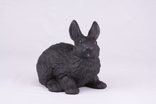 Black Rabbit Resin Figurine Pet Urn