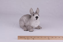 Gray Rabbit Resin Figurine Pet Urn