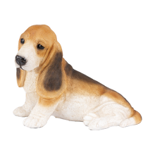 Tri-Color Basset Hound Figurine Extra Large Pet Urn