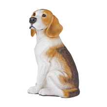 Tri-Color Tan, Black & White Beagle Figurine Extra Large Pet Urn