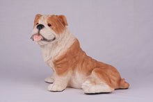 Red & White Coat English Bulldog Figurine Extra Large Pet Urn