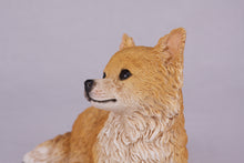 Fawn & White Long Coat Chihuahua Figurine Extra Large Pet Urn