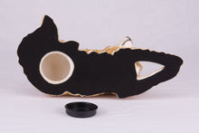 Fawn & White Long Coat Chihuahua Figurine Extra Large Pet Urn - Bottom