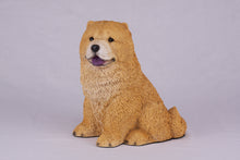 Golden Red Tan Chow Chow Figurine Extra Large Pet Urn