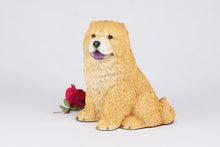 Golden Red Tan Chow Chow Figurine Extra Large Pet Urn