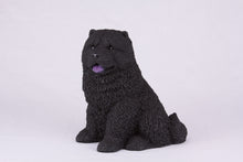Black Chow Chow Figurine Extra Large Pet Urn
