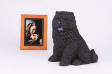 Black Chow Chow Figurine Extra Large Pet Urn