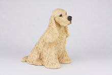Light Golden Buff American Cocker Spaniel Figurine Extra Large Pet Urn