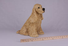Light Golden Buff American Cocker Spaniel Figurine Extra Large Pet Urn