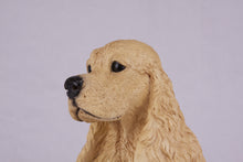 Light Golden Buff American Cocker Spaniel Figurine Extra Large Pet Urn