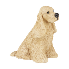 Light Golden Buff American Cocker Spaniel Figurine Extra Large Pet Urn