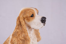 Golden & White American Cocker Spaniel Figurine Extra Large Pet Urn