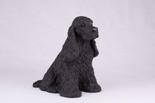 Black American Cocker Spaniel Figurine Extra Large Pet Urn