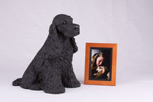 Black American Cocker Spaniel Figurine Extra Large Pet Urn