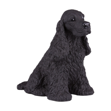 Black American Cocker Spaniel Figurine Extra Large Pet Urn