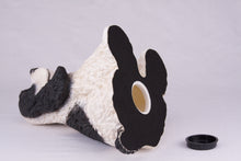 Black & White American Cocker Spaniel Figurine Extra Large Pet Urn - Bottom