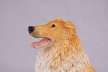 Golden & White Collie Figurine Extra Large Pet Urn