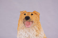 Golden & White Collie Figurine Extra Large Pet Urn