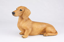 Light Tan Coat Short-Haired Dachshund Figurine Extra Large Pet Urn