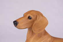 Light Tan Coat Short-Haired Dachshund Figurine Extra Large Pet Urn