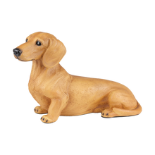 Light Tan Coat Short-Haired Dachshund Figurine Extra Large Pet Urn