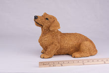 Golden Brown Coat Dachshund Figurine Extra Large Pet Urn