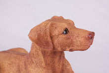 Red Coat Doberman Pinscher with Ears Down Figurine Extra Large Pet Urn