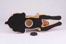 Red Coat Doberman Pinscher with Ears Down Figurine Extra Large Pet Urn - Bottom