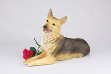 Tan & Black Coat German Shepherd Figurine Extra Large Pet Urn