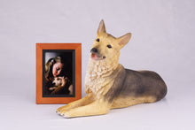 Tan & Black Coat German Shepherd Figurine Extra Large Pet Urn