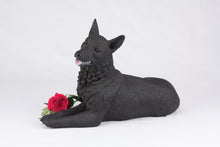 Black Coat German Shepherd Figurine Extra Large Pet Urn