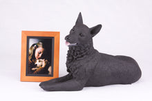 Black Coat German Shepherd Figurine Extra Large Pet Urn