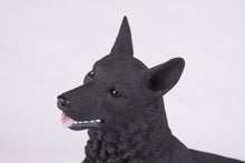 Black Coat German Shepherd Figurine Extra Large Pet Urn