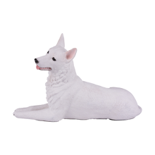 White Coat German Shepherd Figurine Extra Large Pet Urn
