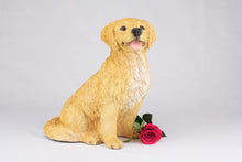 Golden & Cream Coat Golden Retriever Figurine Extra Large Pet Urn