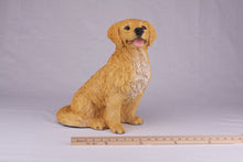 Golden & Cream Coat Golden Retriever Figurine Extra Large Pet Urn