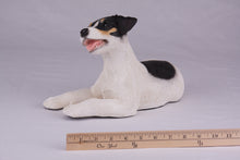 Tri-Color White, Black & Tan Jack Russell Terrier Figurine Large Pet Urn