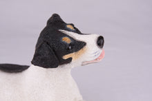 Tri-Color White, Black & Tan Jack Russell Terrier Figurine Large Pet Urn