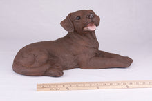 Chocolate Labrador Retriever Figurine Extra Large Pet Urn