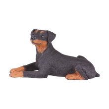Black & Tan Miniature Pinscher with Ears Down Figurine Extra Large Pet Urn