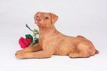 Red Miniature Pinscher with Ears Down Figurine Extra Large Pet Urn