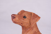 Red Miniature Pinscher with Ears Down Figurine Extra Large Pet Urn