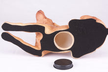 Red Miniature Pinscher with Ears Down Figurine Extra Large Pet Urn - Bottom