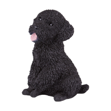 Black Miniature Poodle Resin Figurine Large Pet Urn