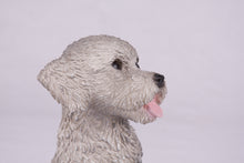 Gray Miniature Poodle Resin Figurine Large Pet Urn