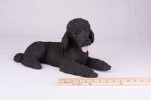 Black Poodle Resin Figurine Extra Large Pet Urn